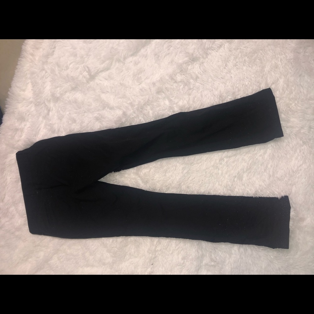 Mid rise boot cut khakis for women